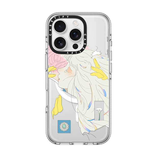 Saitemiss x CASETiFY iPhone 16 Pro Case Star,Love Clear Clear Case MagSafe Compatible A HUG BY SAITEMISS Mother's Day Saitemiss x CASETiFY iPhone 16 Pro Case Star,Love Clear Clear Case MagSafe Compatible A HUG BY SAITEMISS Mother's Day
