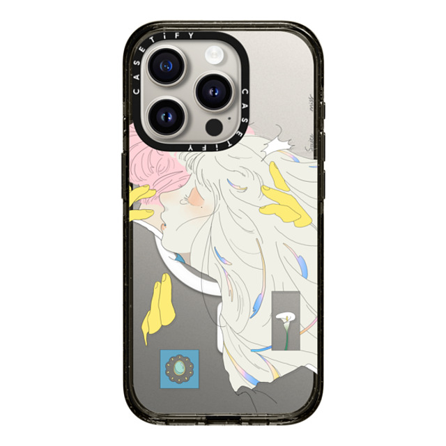 Saitemiss x CASETiFY iPhone 15 Pro Case Star,Love Black Impact Case MagSafe Compatible A HUG BY SAITEMISS Mother's Day Saitemiss x CASETiFY iPhone 15 Pro Case Star,Love Black Impact Case MagSafe Compatible A HUG BY SAITEMISS Mother's Day