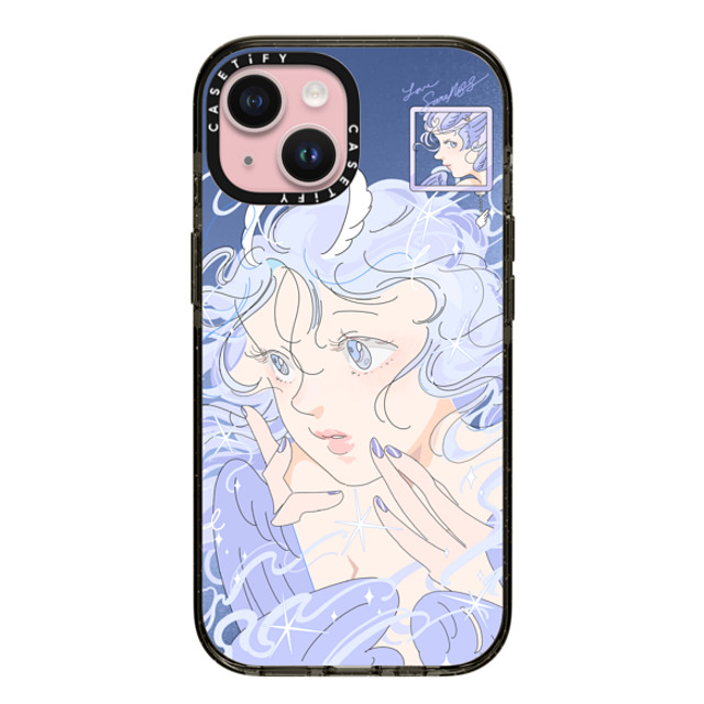 Saitemiss x CASETiFY iPhone 15 ケース ブラック インパクトケース MagSafe対応 SERAPH BY SAITEMISS