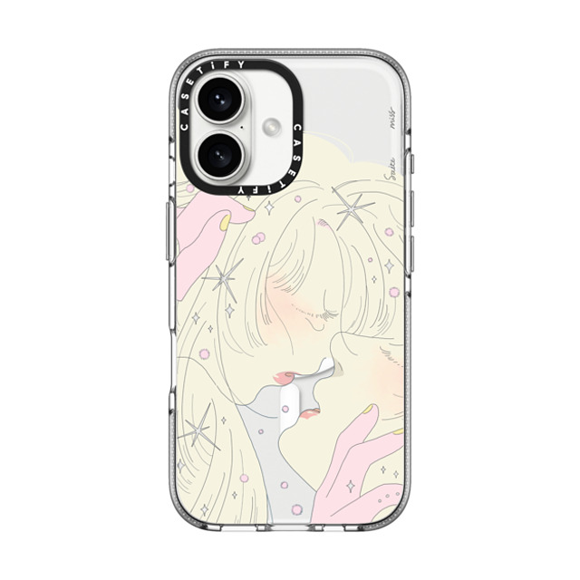 Saitemiss x CASETiFY iPhone 16 Case Star,Love クリア クリア ケース MagSafe対応 VERY CLOSE BY SAITEMISS Back to School Saitemiss x CASETiFY iPhone 16 Case Star,Love クリア クリア ケース MagSafe対応 VERY CLOSE BY SAITEMISS Back to School
