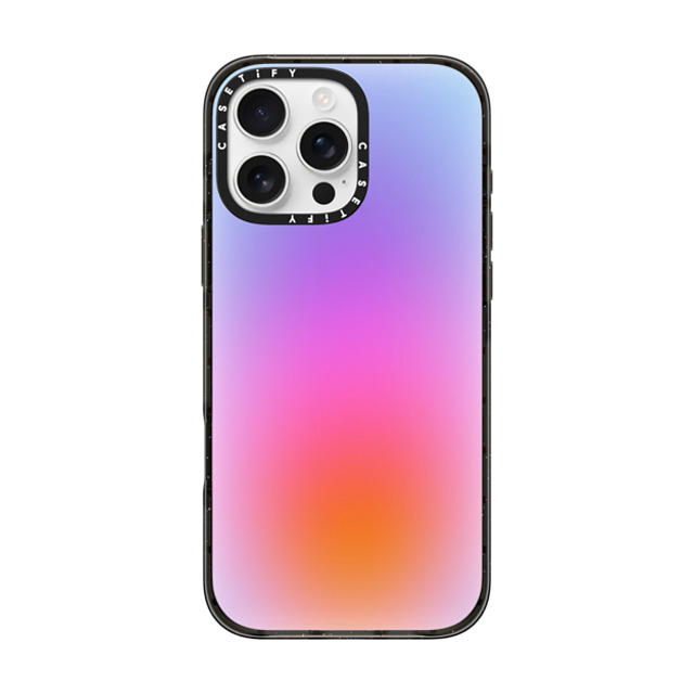 designlovefest x CASETiFY iPhone 16 Pro Max ケース ブラック インパクトケース Color Cloud: A New Thing Is On The Way