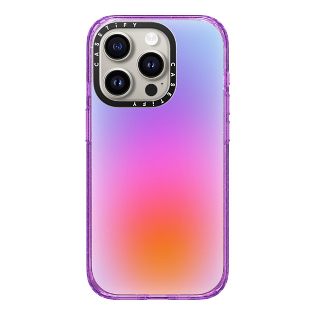 designlovefest x CASETiFY iPhone 15 Pro ケース Geometric,Y2K Glitter Purple インパクトケース MagSafe対応 Color Cloud: A New Thing Is On The Way Mother's Day designlovefest x CASETiFY iPhone 15 Pro ケース Geometric,Y2K Glitter Purple インパクトケース MagSafe対応 Color Cloud: A New Thing Is On The Way Mother's Day