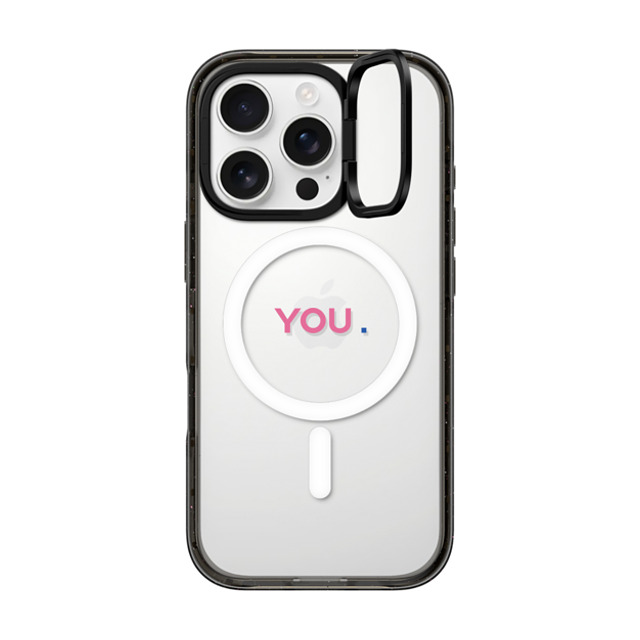 CASETiFY iPhone 16 Pro ケース ブラック インパクトリングスタンドケース MagSafe対応 Custom Case - you.