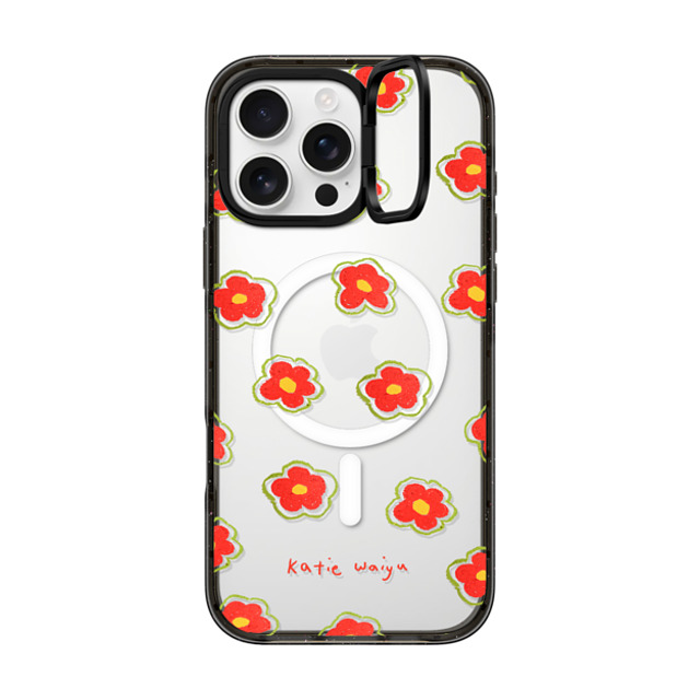 katiewaiyu x CASETiFY iPhone 16 Pro Max Case Fine Art Black インパクトリングスタンドケース MagSafe対応 red daisies Father's Day katiewaiyu x CASETiFY iPhone 16 Pro Max Case Fine Art Black インパクトリングスタンドケース MagSafe対応 red daisies Father's Day