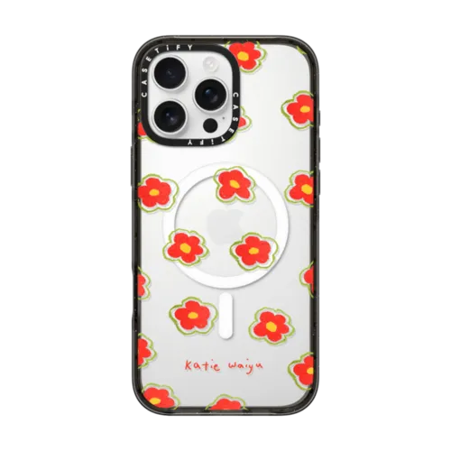iPhone 16 Pro Max - red daisies