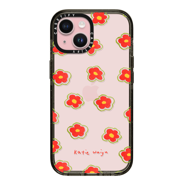 katiewaiyu x CASETiFY iPhone 15 ケース Fine Art ブラック インパクトケース red daisies Father's Day katiewaiyu x CASETiFY iPhone 15 ケース Fine Art ブラック インパクトケース red daisies Father's Day