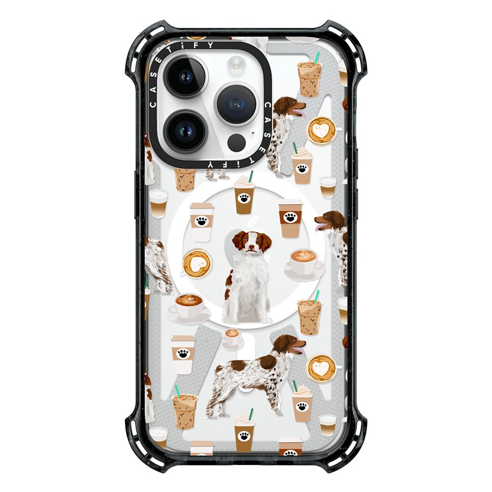 Brittany Spaniel coffee lover must have gifts for new iphone
