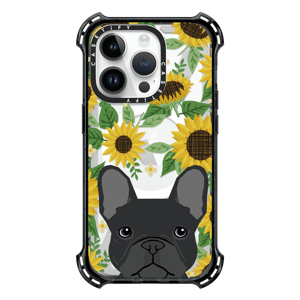 French Bulldog black coat dog breed clear case transparent – CASETiFY