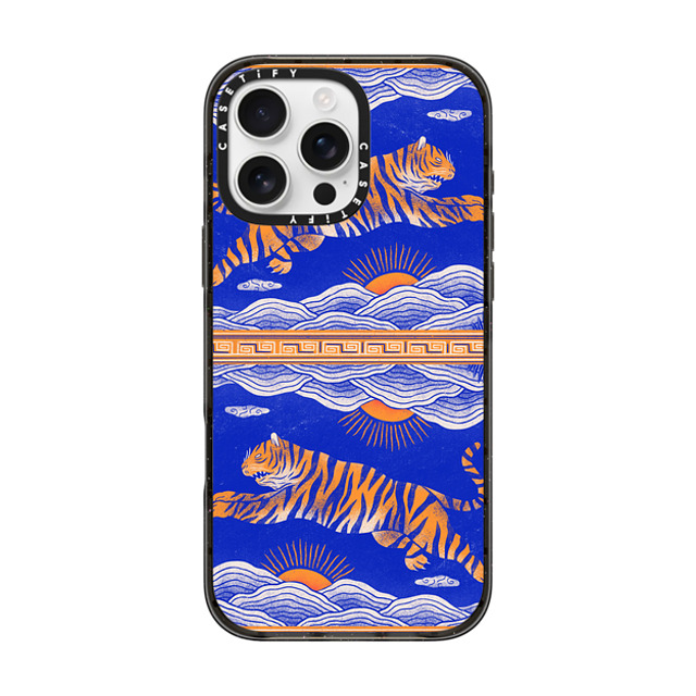 Mark Conlan x CASETiFY iPhone 16 Pro Max Case Tiger,Animal Black Impact Case MagSafe Compatible Tiger Father's Day Mark Conlan x CASETiFY iPhone 16 Pro Max Case Tiger,Animal Black Impact Case MagSafe Compatible Tiger Father's Day