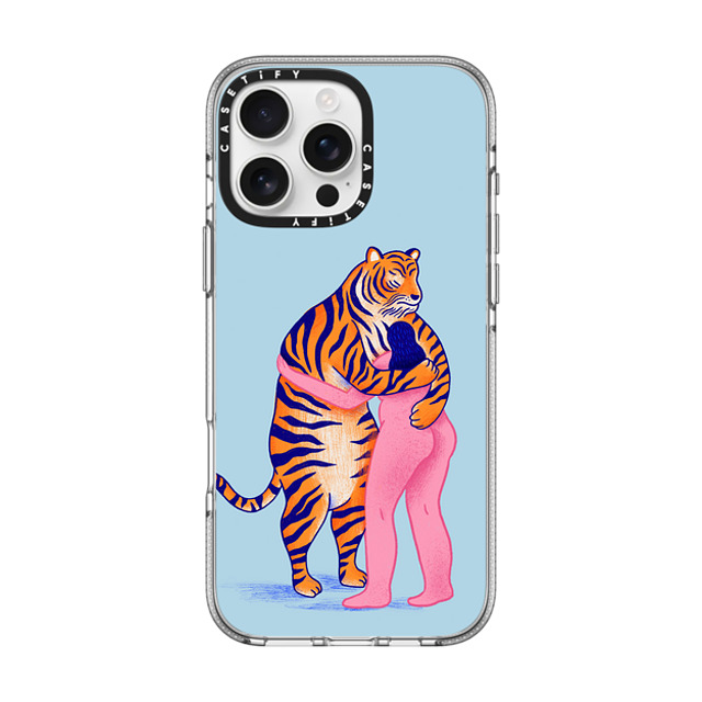 Mark Conlan x CASETiFY iPhone 16 Pro Max ケース Tiger,Animal クリア クリア ケース MagSafe対応 The Woman and The Tiger Back to School Mark Conlan x CASETiFY iPhone 16 Pro Max ケース Tiger,Animal クリア クリア ケース MagSafe対応 The Woman and The Tiger Back to School