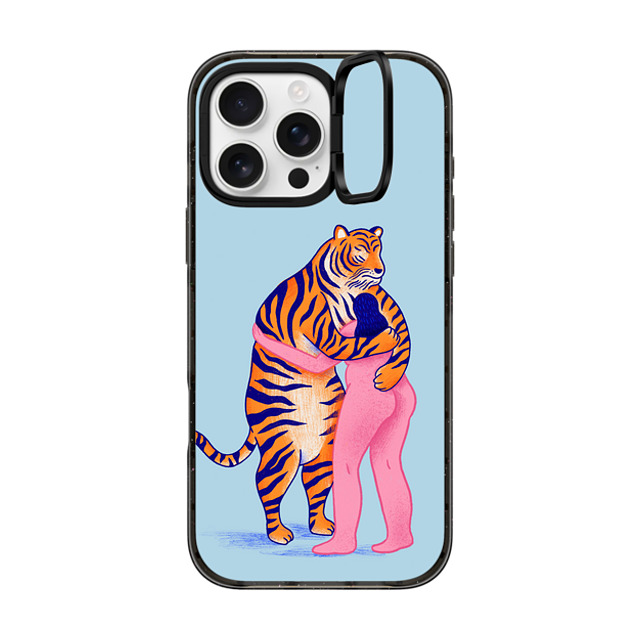 Mark Conlan x CASETiFY iPhone 16 Pro Max Case Tiger,Animal Black インパクトリングスタンドケース MagSafe対応 The Woman and The Tiger Back to School Mark Conlan x CASETiFY iPhone 16 Pro Max Case Tiger,Animal Black インパクトリングスタンドケース MagSafe対応 The Woman and The Tiger Back to School