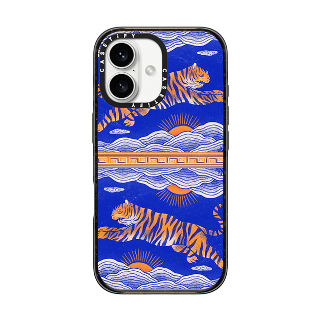 Mark Conlan x CASETiFY iPhone 16 Case Tiger,Animal Black Impact Case MagSafe Compatible Tiger Father's Day Mark Conlan x CASETiFY iPhone 16 Case Tiger,Animal Black Impact Case MagSafe Compatible Tiger Father's Day