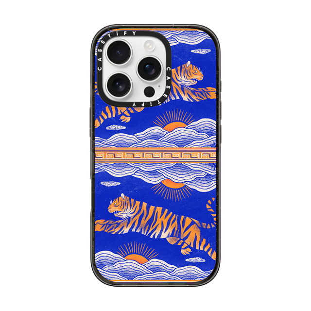 Mark Conlan x CASETiFY iPhone 16 Pro Case Tiger,Animal Black Impact Case MagSafe Compatible Tiger Father's Day Mark Conlan x CASETiFY iPhone 16 Pro Case Tiger,Animal Black Impact Case MagSafe Compatible Tiger Father's Day