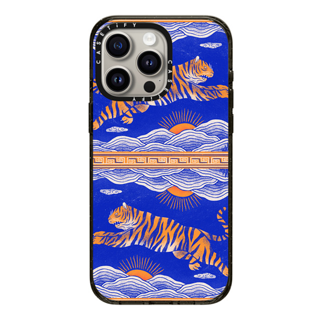 Mark Conlan x CASETiFY iPhone 15 Pro Max Case Tiger,Animal Black Impact Case MagSafe Compatible Tiger Father's Day Mark Conlan x CASETiFY iPhone 15 Pro Max Case Tiger,Animal Black Impact Case MagSafe Compatible Tiger Father's Day