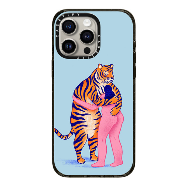 Mark Conlan x CASETiFY iPhone 15 Pro Max Case Tiger,Animal Black Impact Case MagSafe Compatible The Woman and The Tiger Back to School Mark Conlan x CASETiFY iPhone 15 Pro Max Case Tiger,Animal Black Impact Case MagSafe Compatible The Woman and The Tiger Back to School