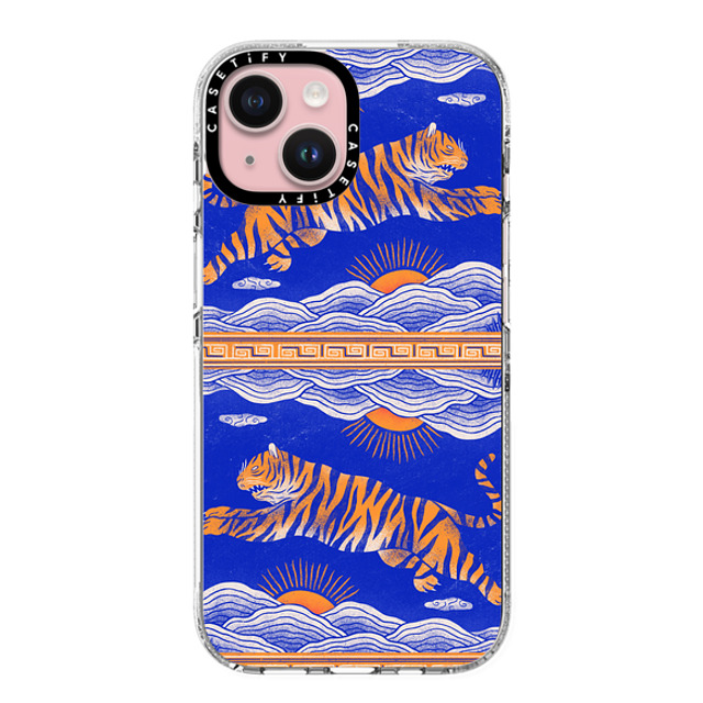 Mark Conlan x CASETiFY iPhone 15 Case Tiger,Animal クリア クリア ケース MagSafe対応 Tiger Back to School Mark Conlan x CASETiFY iPhone 15 Case Tiger,Animal クリア クリア ケース MagSafe対応 Tiger Back to School