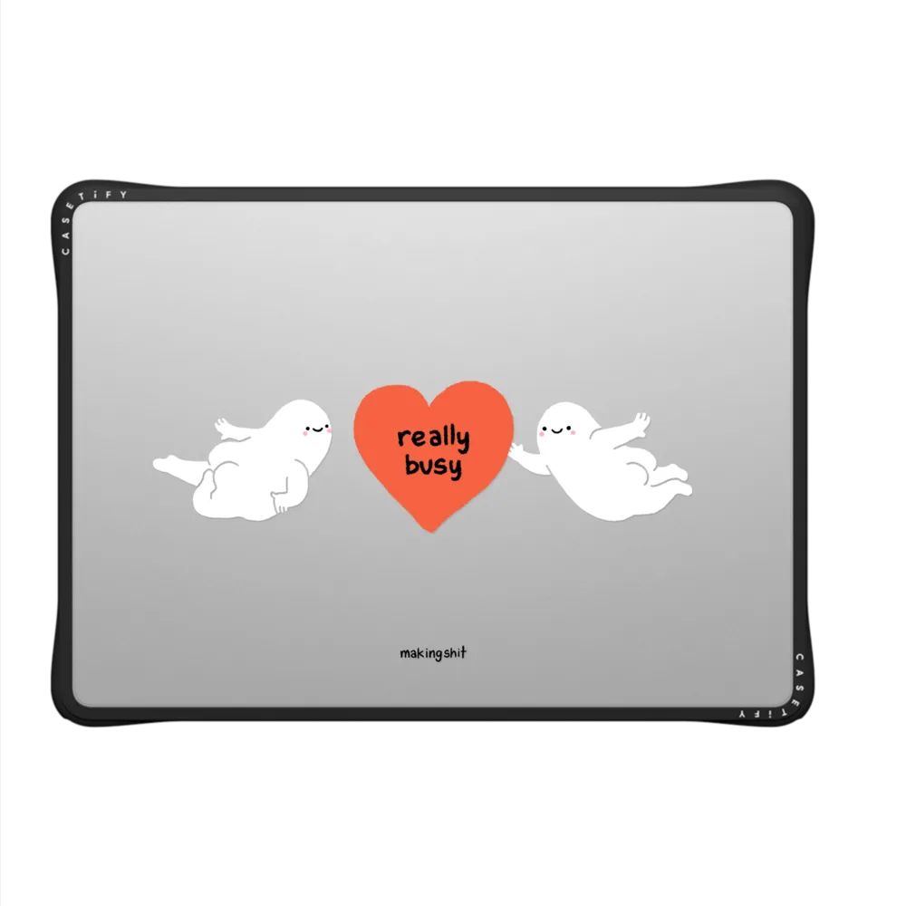 Impact MacBook Air 13-inch (M2 - M4) Case - BB Is Really Busy by makingsht