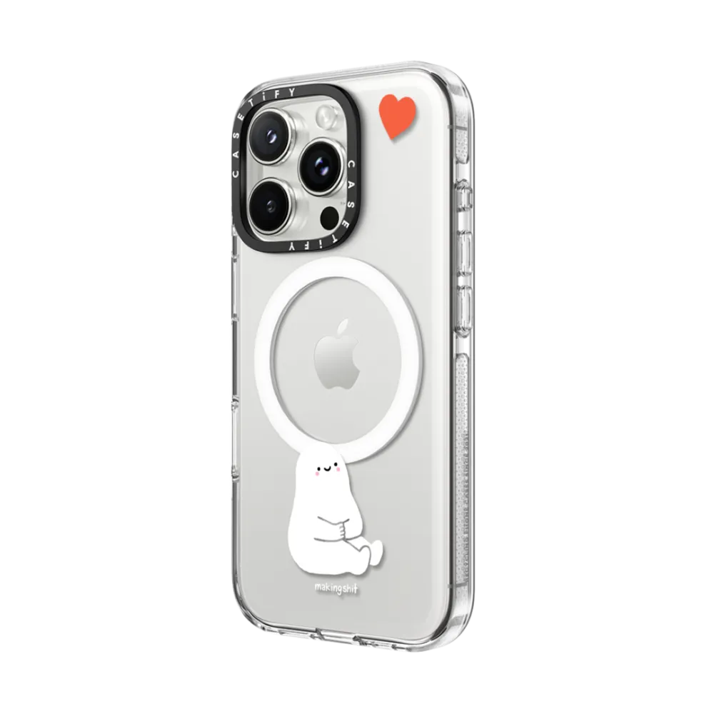 Clear iPhone 16 Pro Case MagSafe Compatible - BB Sits by makingsht