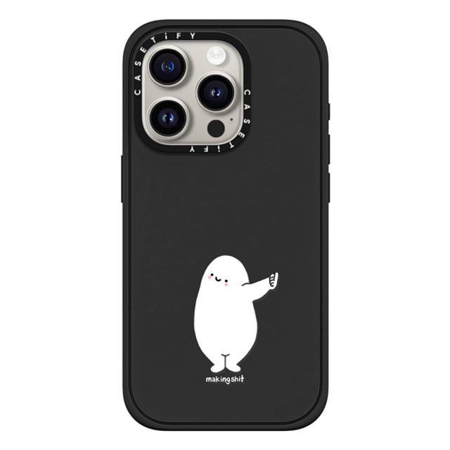 Makingsh!t x CASETiFY iPhone 15 Pro Case Cartoon,Icon マットブラック Impact Case MagSafe Compatible BB And The Bird by makingsht Mother's Day Makingsh!t x CASETiFY iPhone 15 Pro Case Cartoon,Icon マットブラック Impact Case MagSafe Compatible BB And The Bird by makingsht Mother's Day