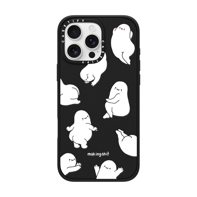 Makingsh!t x CASETiFY iPhone 16 Pro Max Case Cartoon,icon マットブラック インパクトケース MagSafe対応 BB Party by makingsht Mother's Day Makingsh!t x CASETiFY iPhone 16 Pro Max Case Cartoon,icon マットブラック インパクトケース MagSafe対応 BB Party by makingsht Mother's Day