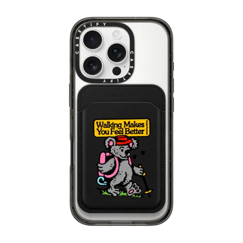 Snappy MagSafe Wallet - Walking Koala by Jake Foreman