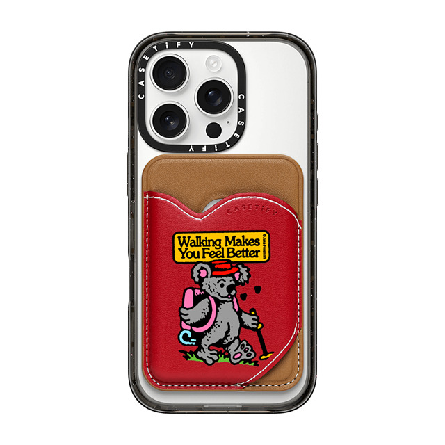 Jake Foreman x CASETiFY MagSafe ウォレット タン Snappy BioVeg MagSafe ハートウォレット Walking Koala by Jake Foreman Mother's Day Jake Foreman x CASETiFY MagSafe ウォレット タン Snappy BioVeg MagSafe ハートウォレット Walking Koala by Jake Foreman Mother's Day