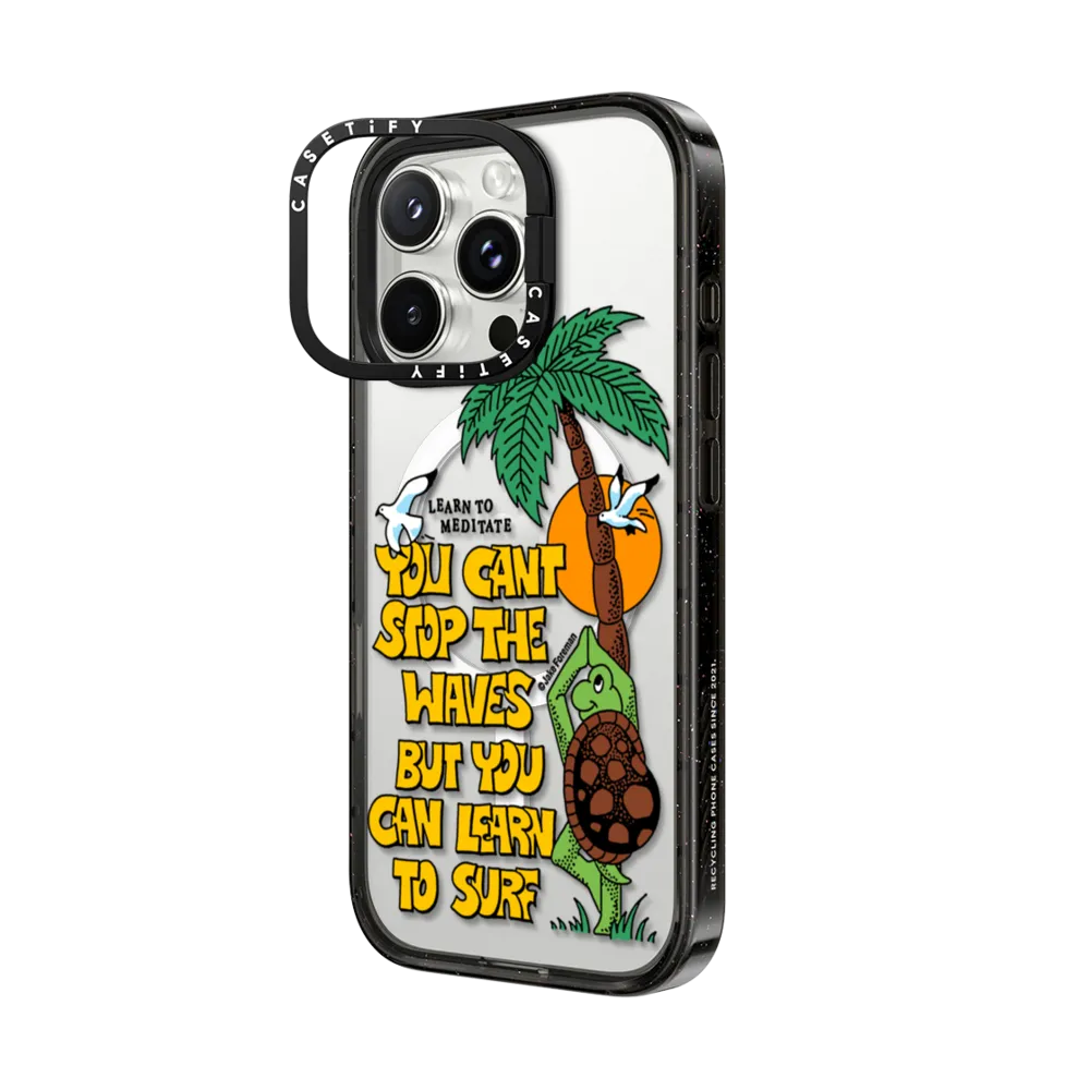 Impact Ring Stand iPhone 16 Pro Max Case MagSafe Compatible - Meditate by Jake Foreman