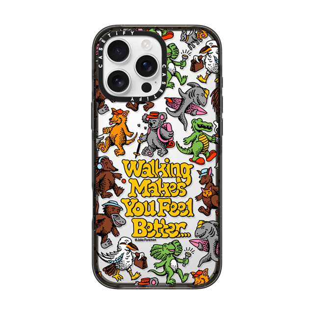 Jake Foreman x CASETiFY iPhone 16 Pro Max Case ブラック インパクトケース Walking by Jake Foreman Mother's Day Jake Foreman x CASETiFY iPhone 16 Pro Max Case ブラック インパクトケース Walking by Jake Foreman Mother's Day