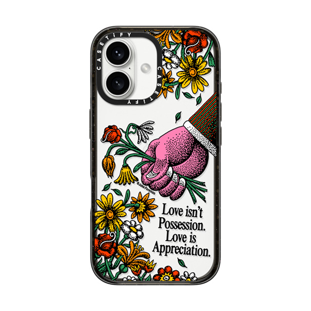 Jake Foreman x CASETiFY iPhone 16 ケース ブラック インパクトケース Appreciate by Jake Foreman Father's Day Jake Foreman x CASETiFY iPhone 16 ケース ブラック インパクトケース Appreciate by Jake Foreman Father's Day
