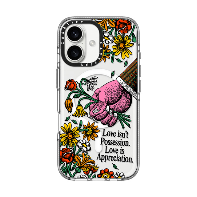Jake Foreman x CASETiFY iPhone 16 Case Clear Clear Case MagSafe Compatible Appreciate by Jake Foreman Mother's Day Jake Foreman x CASETiFY iPhone 16 Case Clear Clear Case MagSafe Compatible Appreciate by Jake Foreman Mother's Day