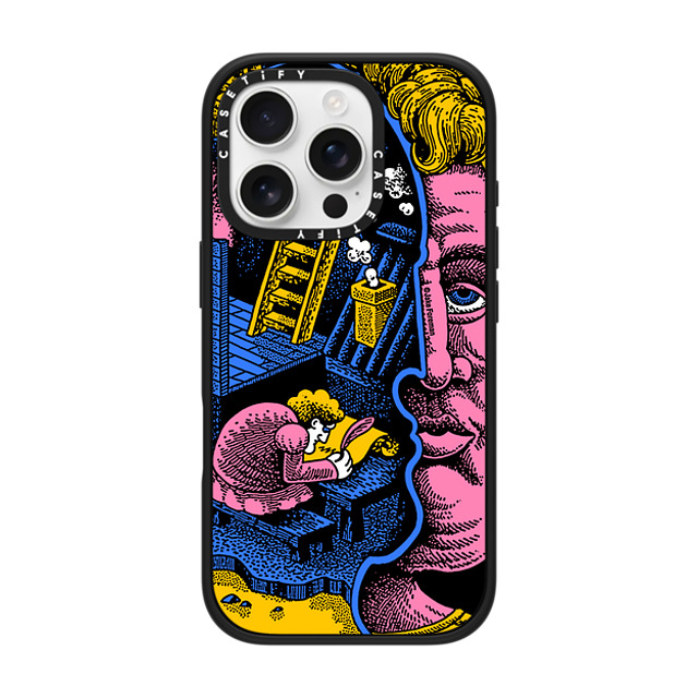 Jake Foreman x CASETiFY iPhone 16 Pro Case Weird,Weirdo Weirdo マットブラック Impact Case MagSafe Compatible Deepwork by Jake Foreman Mother's Day Jake Foreman x CASETiFY iPhone 16 Pro Case Weird,Weirdo Weirdo マットブラック Impact Case MagSafe Compatible Deepwork by Jake Foreman Mother's Day
