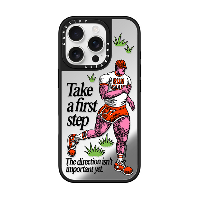Jake Foreman x CASETiFY iPhone 16 Pro Case Silver on Black ミラーケース MagSafe対応 First Step by Jake Foreman Mother's Day Jake Foreman x CASETiFY iPhone 16 Pro Case Silver on Black ミラーケース MagSafe対応 First Step by Jake Foreman Mother's Day