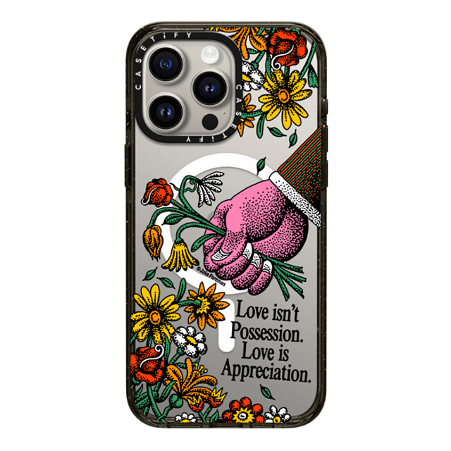 Jake Foreman x CASETiFY iPhone 15 Pro Max Case Black Impact Case MagSafe Compatible Appreciate by Jake Foreman Mother's Day Jake Foreman x CASETiFY iPhone 15 Pro Max Case Black Impact Case MagSafe Compatible Appreciate by Jake Foreman Mother's Day