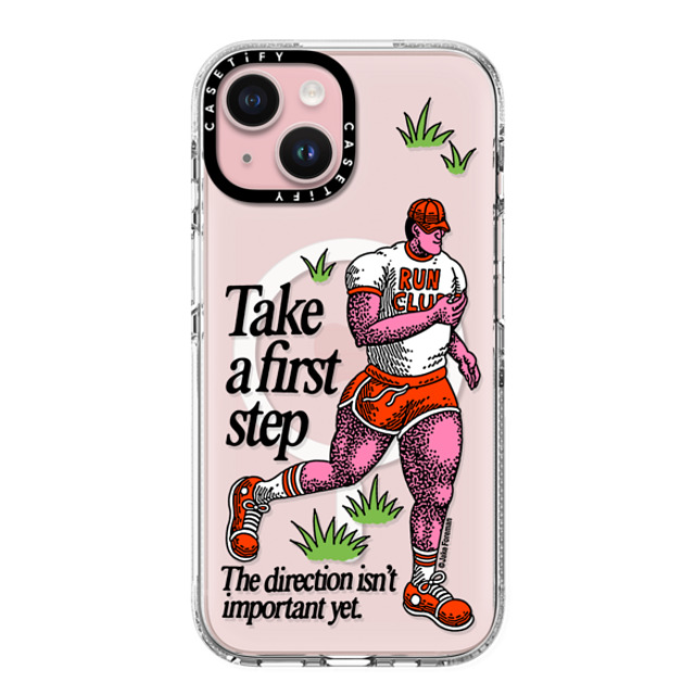 Jake Foreman x CASETiFY iPhone 15 Case Clear Clear Case MagSafe Compatible First Step by Jake Foreman Mother's Day Jake Foreman x CASETiFY iPhone 15 Case Clear Clear Case MagSafe Compatible First Step by Jake Foreman Mother's Day