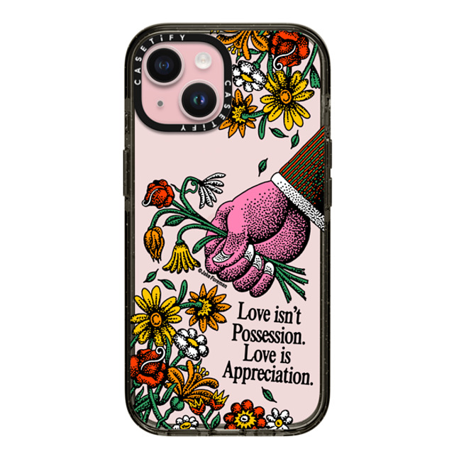 Jake Foreman x CASETiFY iPhone 15 Case Black インパクトケース Appreciate by Jake Foreman Mother's Day Jake Foreman x CASETiFY iPhone 15 Case Black インパクトケース Appreciate by Jake Foreman Mother's Day