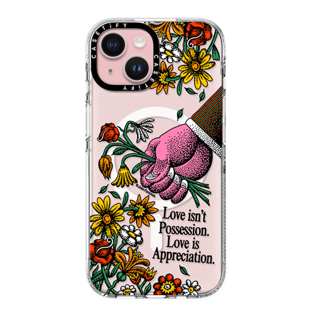 Jake Foreman x CASETiFY iPhone 15 Case Clear Clear Case MagSafe Compatible Appreciate by Jake Foreman Mother's Day Jake Foreman x CASETiFY iPhone 15 Case Clear Clear Case MagSafe Compatible Appreciate by Jake Foreman Mother's Day