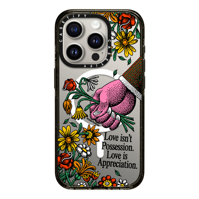 Jake Foreman x CASETiFY iPhone 15 Pro Case Black Impact Case MagSafe Compatible Appreciate by Jake Foreman Mother's Day Jake Foreman x CASETiFY iPhone 15 Pro Case Black Impact Case MagSafe Compatible Appreciate by Jake Foreman Mother's Day