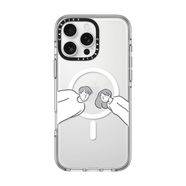 ReenP x CASETiFY iPhone 16 Pro Max Case Cartoon,Love Clear Clear Case MagSafe Compatible Found You by ReenP Mother's Day ReenP x CASETiFY iPhone 16 Pro Max Case Cartoon,Love Clear Clear Case MagSafe Compatible Found You by ReenP Mother's Day