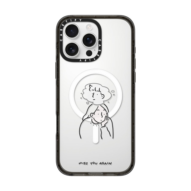 ReenP x CASETiFY iPhone 16 Pro Max ケース Cartoon,Love ブラック インパクトケース MagSafe対応 Miss You Again Too!! Father's Day ReenP x CASETiFY iPhone 16 Pro Max ケース Cartoon,Love ブラック インパクトケース MagSafe対応 Miss You Again Too!! Father's Day