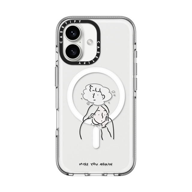 ReenP x CASETiFY iPhone 16 Case Cartoon,Love Clear Clear Case MagSafe Compatible Miss You Again Too!! Father's Day ReenP x CASETiFY iPhone 16 Case Cartoon,Love Clear Clear Case MagSafe Compatible Miss You Again Too!! Father's Day