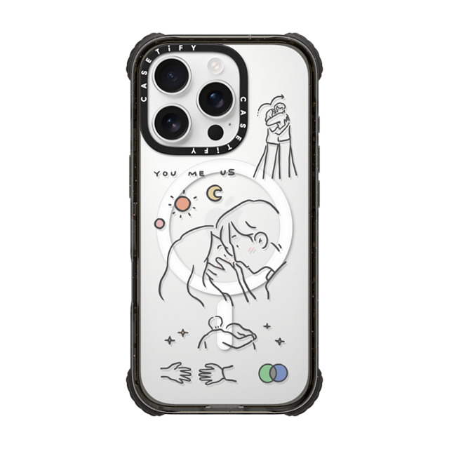 ReenP x CASETiFY iPhone 16 Pro Case Cartoon,Love Black ウルトラ インパクトケース MagSafe 対応 I love us by ReenP Mother's Day ReenP x CASETiFY iPhone 16 Pro Case Cartoon,Love Black ウルトラ インパクトケース MagSafe 対応 I love us by ReenP Mother's Day