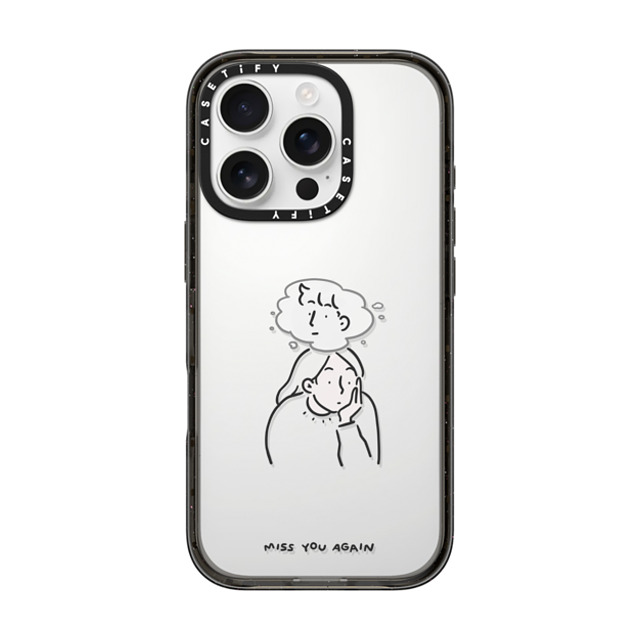 ReenP x CASETiFY iPhone 16 Pro ケース Cartoon,Love ブラック インパクトケース Miss You Again Too!! Father's Day ReenP x CASETiFY iPhone 16 Pro ケース Cartoon,Love ブラック インパクトケース Miss You Again Too!! Father's Day