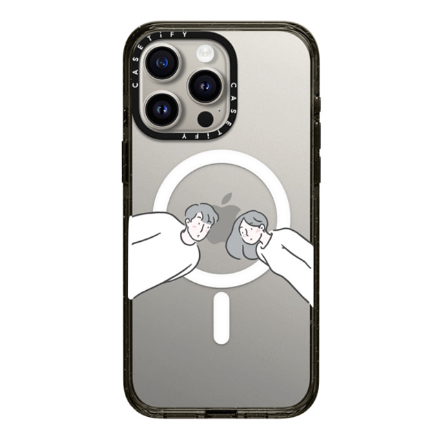 ReenP x CASETiFY iPhone 15 Pro Max Case Cartoon,Love Black Impact Case MagSafe Compatible Found You by ReenP Mother's Day ReenP x CASETiFY iPhone 15 Pro Max Case Cartoon,Love Black Impact Case MagSafe Compatible Found You by ReenP Mother's Day