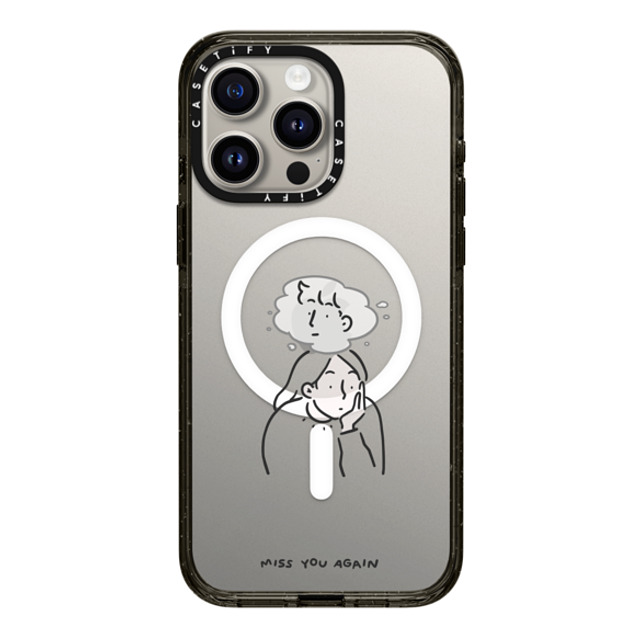 ReenP x CASETiFY iPhone 15 Pro Max Case Cartoon,Love Black Impact Case MagSafe Compatible Miss You Again Too!! Father's Day ReenP x CASETiFY iPhone 15 Pro Max Case Cartoon,Love Black Impact Case MagSafe Compatible Miss You Again Too!! Father's Day