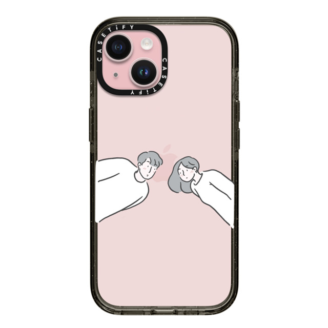 ReenP x CASETiFY iPhone 15 Case Cartoon,Love ブラック インパクトケース Found You by ReenP Mother's Day ReenP x CASETiFY iPhone 15 Case Cartoon,Love ブラック インパクトケース Found You by ReenP Mother's Day