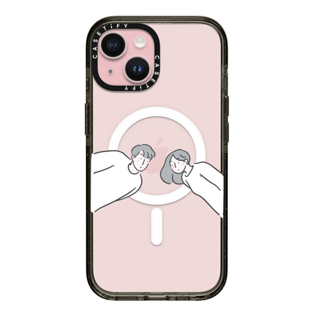 ReenP x CASETiFY iPhone 15 Case Cartoon,Love Black Impact Case MagSafe Compatible Found You by ReenP Mother's Day ReenP x CASETiFY iPhone 15 Case Cartoon,Love Black Impact Case MagSafe Compatible Found You by ReenP Mother's Day