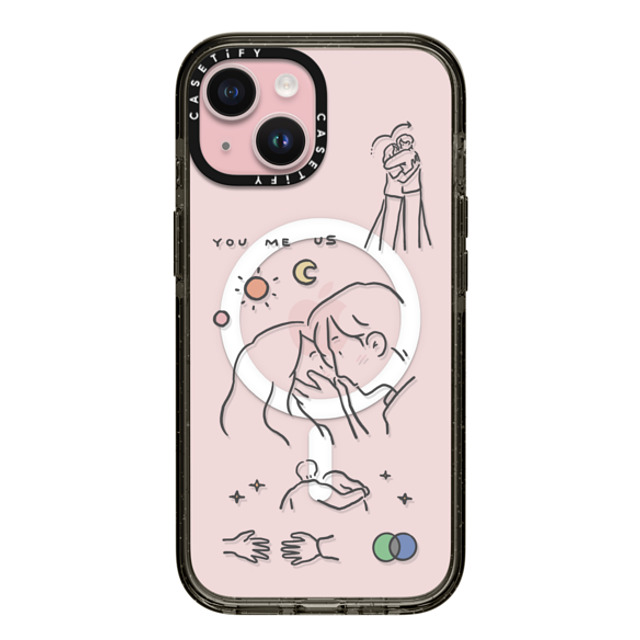 ReenP x CASETiFY iPhone 15 Case Cartoon,Love Black Impact Case MagSafe Compatible I love us by ReenP Mother's Day ReenP x CASETiFY iPhone 15 Case Cartoon,Love Black Impact Case MagSafe Compatible I love us by ReenP Mother's Day