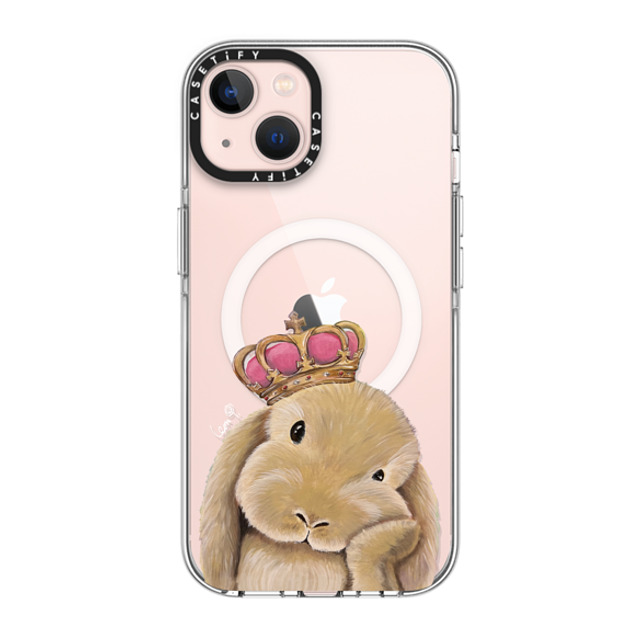 LeonLollipop x CASETiFY iPhone 13 ケース クリア クリア ケース MagSafe対応 Gloomie Bunny by LeonLollipop