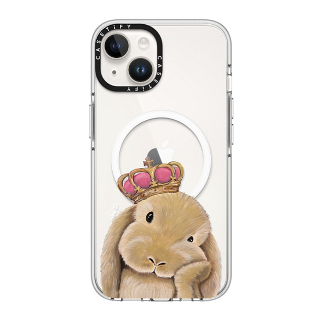 LeonLollipop x CASETiFY iPhone 14 ケース クリア クリア ケース MagSafe対応 Gloomie Bunny by LeonLollipop