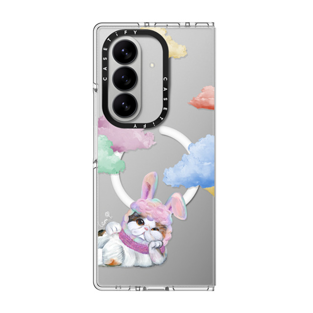 LeonLollipop x CASETiFY Galaxy Z Fold7 Case Cat,Animal クリア マグネット式 クリアケース Gloomie Cat Sky by LeonLollipop New iPhone LeonLollipop x CASETiFY Galaxy Z Fold7 Case Cat,Animal クリア マグネット式 クリアケース Gloomie Cat Sky by LeonLollipop New iPhone